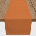 thumbnail image 3 of Creative Products Solid Color Orange 16x90 Poly Twill Table Runner, 3 of 3