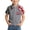 Grey, variant on Boys Girls UK Flag Polo Shirt Youth Casual England Print Gentleman Top - Soft Polyester Breathable Contrast Collar