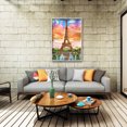 thumbnail image 3 of DIY 5D redondo taladro resina diamante pintura Torre Eiffel casa pared cuentas arte regalo FLhrweasw Nuevo, 3 of 9