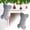 Grey, variant on Noothes Custom Embroidered Pet Stocking 18Inch Large Dog Bone Christmas Stocking with Festive Paw Print Design