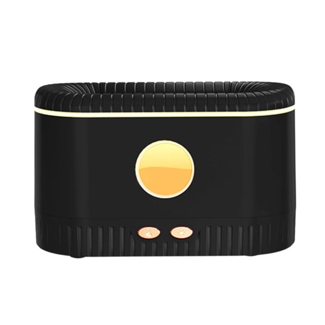 Humidificador de aire portátil USB Difusor Colorido Silencioso Apagado automático Lámpara para dormitorio Escritorio Coche Negro Sunnimix Humidificador de aire