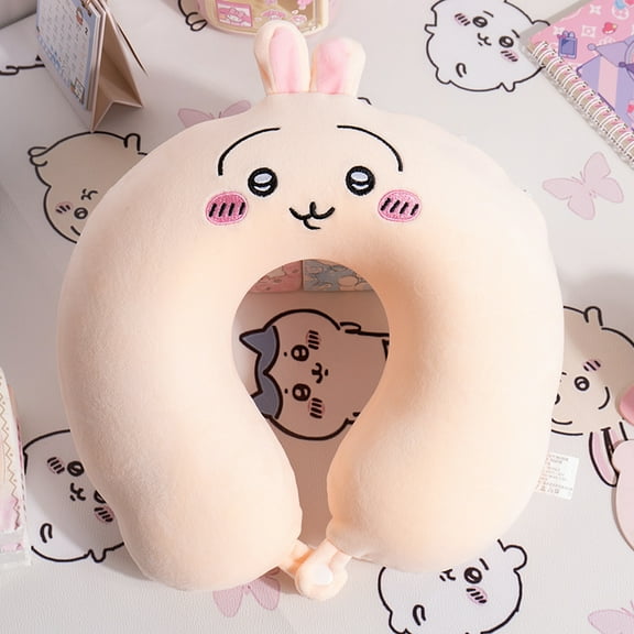Comfortable Memory Foam U-shaped Neck Pillow Kawaii Travel Pillow Chiikawa Hachiware Nap Pillow Gifts