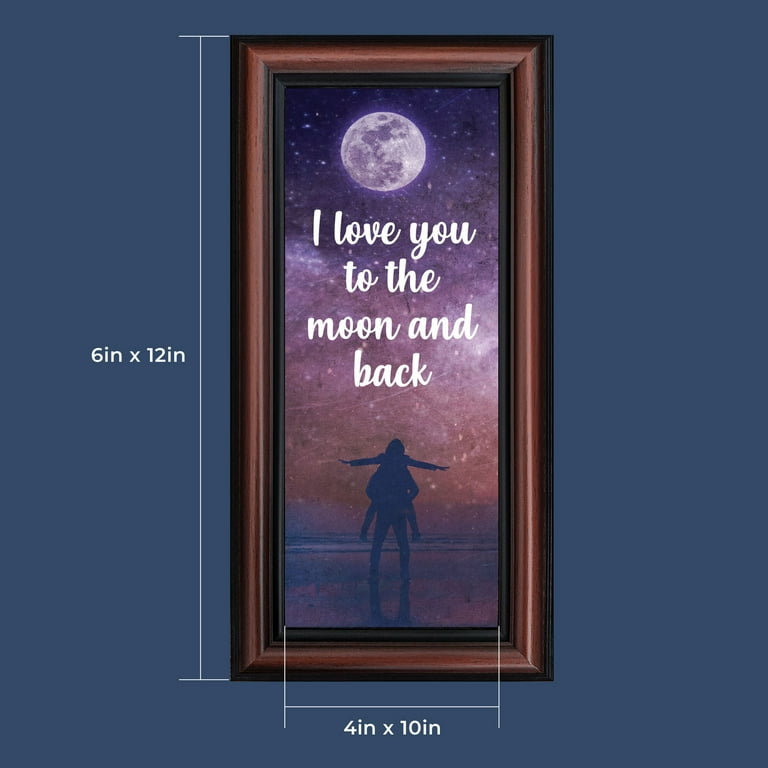 I Love You to the Moon and Back, Love Picture Frame, FiancÃ