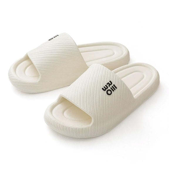 QHUDLV Summer Fashion Slippers for Men, Cloud Soft Home Shoes Comfortable Lightweight Indoor Footwear