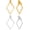 Gold Silver 2pcs, variant on Boho Square Stud Earrings Jackets, Minimalist Geometric Stainless Steel 14K Gold Plated Ear Stud Earrings Front Back Earrings for Women[w5438]