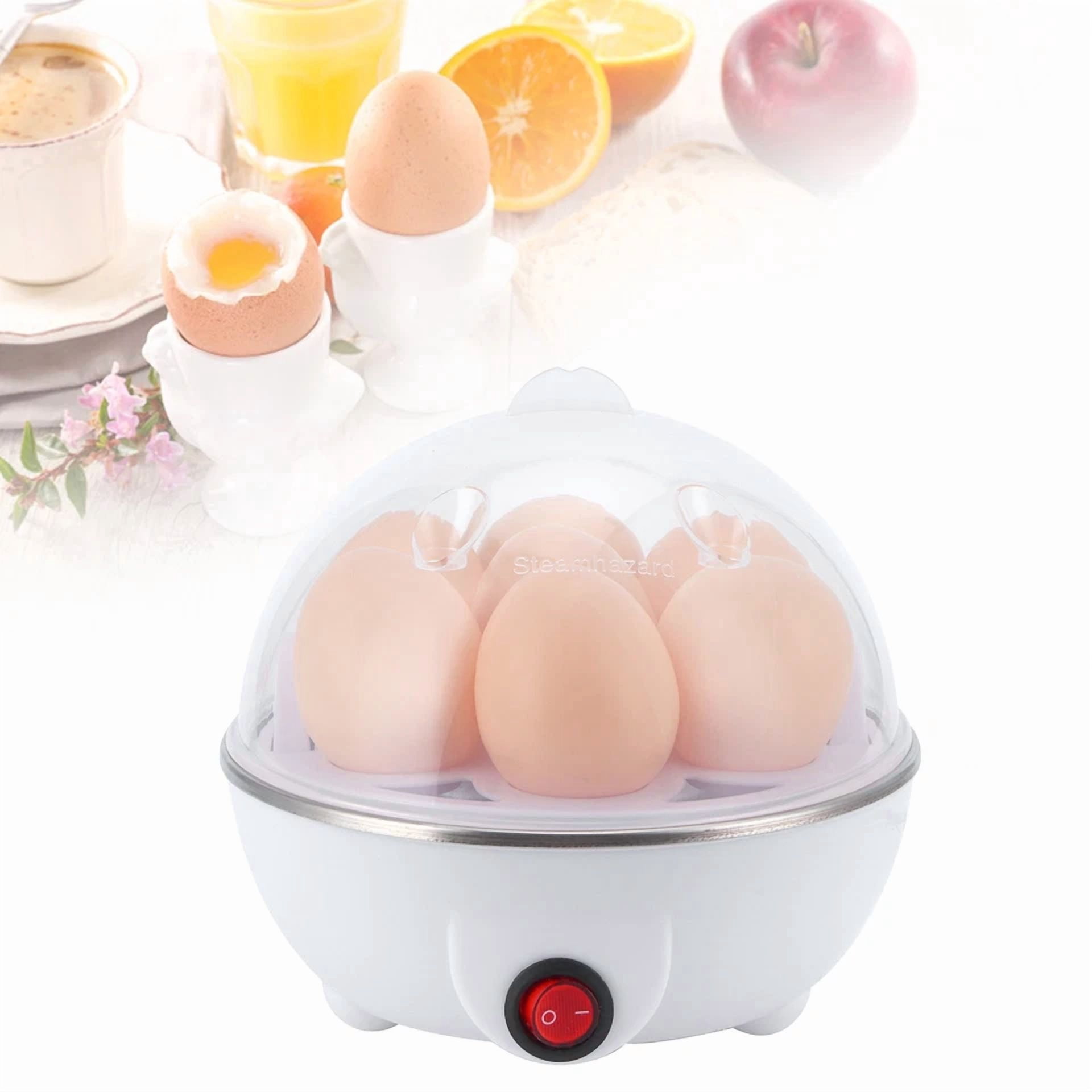CRESTIN- Rapid Egg Cooker Electric 7 Eggs Capacity Egg Poacher For Kitchen Use
