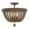 thumbnail image 2 of Austin Allen - Handley - 3 Light Semi-Flush Mount In Transitional Style-14.5, 2 of 3