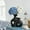 Black, variant on Heart-Shaped Ceramic Vases, Stylish Eye-Catching Accent, 2 Pieces Heart-Shaped Modern Vases, Modern Romantic Decor, Multi-Functional Decor, for Dining Room Bedroom Living(2Pcs)