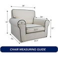 thumbnail image 6 of Super Stretch Chair Sofa Slipcover – Spandex Non Slip Soft Couch Sofa Cover, Washable Furniture Protector with Non Skid Foam and Elastic Bottom for Kids, Pets, 6 of 7