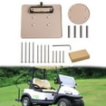 thumbnail image 2 of Outdoor Golfs Cart Scorecard Holder With Pencil Holder Golfs Steering Wheel Holder Golfs Cart Organizers Firm Paper Clamp, 2 of 8