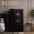 thumbnail image 5 of TigerKing Large Fireproof Safe, 8.78 Cu Ft Steel Home Safe Box with Digital Lock, UL72 1200°F 30Min Fire & 72Hr Waterproof, Matte Finish, Black, 5 of 9