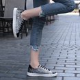thumbnail image 2 of Cyiecw Women's Glitter Shoes Fashion Shiny Sequin Tennis Sneakers Lightweight Lace up Casual Shoes, 2 of 8