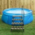 thumbnail image 5 of 4 Steps Ladder W/ Handrails Swimming Pool Ladder Above Ground Stair Step Stool Ladder, 5 of 20