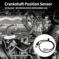 thumbnail image 2 of Unique Bargains Crankshaft Position Sensor for TOYOTA HILUX 2.5 3.0 Diesel 05-13 Sturdy No.90919-05050 Engine Crank CKP Sensor Black Gray 1 Pc, 2 of 6