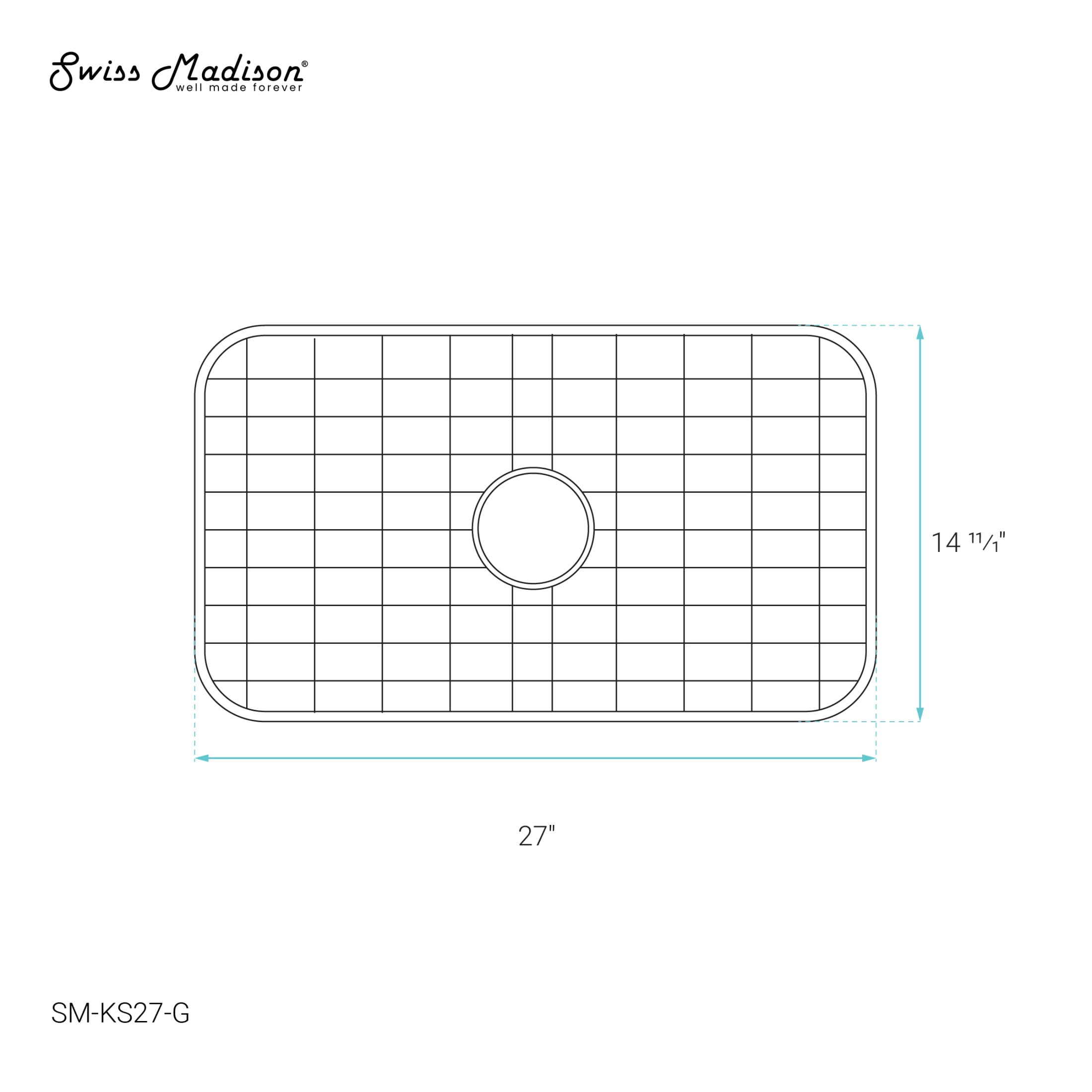 27 x 15 Stainless Steel Kitchen Sink Grid
