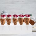 thumbnail image 6 of Kesenlong 10 Holes Acrylic Ice Cream Holder Clear Cone Holder Snow Cone Stand Rack Storage Shelf Sweet Tube Display Rack (10 Holes), 6 of 8