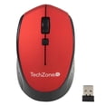 thumbnail image 2 of Mouse Inalámbrico TechZone TZ19MOU01 Receptor USB 1600 dpi Rojo, 2 of 2