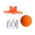 thumbnail image 2 of Juego de baloncesto silencioso, pelota de entrenamiento para interiores, regalo ligero y sin ruido. Naranja, 2 of 8