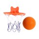 thumbnail image 2 of Juego de baloncesto silencioso, pelota de entrenamiento para interiores, regalo ligero y sin ruido. Naranja, 2 of 8