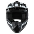 thumbnail image 3 of 1Storm Youth Kids Motocross Helmet BMX MX Bike Helmet Teenager Racing Style Youth_HF801; Racing White + Goggles + Skeleton Glove Bundle, 3 of 8