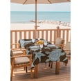 thumbnail image 2 of Outdoor Tablecloth with Umbrella Hole for Patio/Picnic/Party/Camping, Brown Blue Coastal Waterproof Table Cloth Rectangle Table Cover Washable, Summer Beach Sea Turtle Starfish Nautical (60"x 120"), 2 of 8