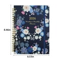 thumbnail image 3 of BinKFF 2026 Planner - Planner 2026, Weekly & Monthly Planner 2026, JAN 2026 - DEC 2026, 6.5" x 8.4", Planner 2026 with 12 Monthly Tabs, Back Pocket, Elastic Closure, 3 of 8