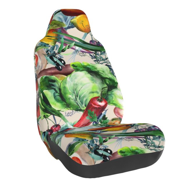 Fotbe Vegan1 Funda para Asiento de Auto con Estampado – Impermeable y Antisudor – Ajuste Universal, Lavable a Máquina, Antideslizante (1 Pieza)
