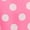 Pink, variant on INSPIRE CHIC Polka Dots Pants for Men's Slim Fit Business Printed Cropped Dress Trousers