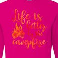 thumbnail image 4 of Inktastic Life's Better Campfire Long Sleeve T-Shirt, 4 of 5