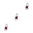 thumbnail image 4 of Toystoory LLavero de coche para hombre, soporte para Llavero, organizador, diseño de doble anillo, hebilla, mosquetón, colgante, llavero, Type1 NO1, 4 of 6