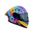 thumbnail image 1 of Casco Para Moto Abatible Kov Stark Ppg Rock Girl Morado, 1 of 5