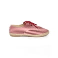 thumbnail image 2 of Refresh CG94 Women Fabric Stripe Lace Up Espadrille Loafer Flat, 2 of 5