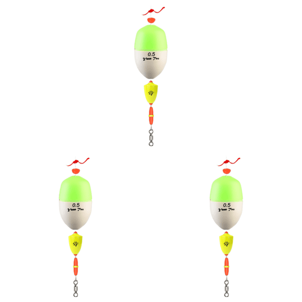 Flotador Pesca Luminoso Bobber Plástico en Boya (0 5)