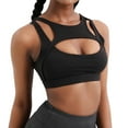 thumbnail image 2 of hotojiny Womens Sports Bras Large Bust High Support Yoga Workout Bras Push Up Full Coverage Racerback Running Bra, 2 of 5