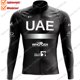 thumbnail image 4 of Chaleco cortavientos para hombre del equipo UAE 2023, color negro, de Eslovenia, para ciclismo, maillot de ciclismo de manga larga aaa MTB, 4 of 5