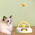 thumbnail image 4 of GROWTH TANK Cat Toy Roller, Interactive Toys for Cat Exercise Chaser Kitten with Feather, , Yellow, 4 of 7