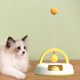 thumbnail image 4 of Juguete para gatos Yuyangstore Loop Track con campana Amarillo Tocadiscos cat teaser, 4 of 7