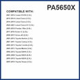 thumbnail image 3 of HIGHFLOW High Performance, Pre-Oiled Disposable Engine Air Filter PA5650X | Fits 2009-2012 Toyota RAV4, 2005-2012 Avalon, 2007-2012 Lexus ES350, 3 of 7