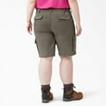 thumbnail image 2 of Dickies Women's Plus Relaxed Fit Cargo Shorts, 11", Grape Leaf, 18W, 2 of 5