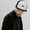 Black/ White/ Black, variant on Single Green Lucky shamrock trucker hat (Navy)