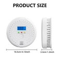 thumbnail image 6 of Clearance! Home Decor Measuring Tools : Combustible Alarm Home and Kitchen Device White,10.5X10.5X3.3cm, 6 of 7