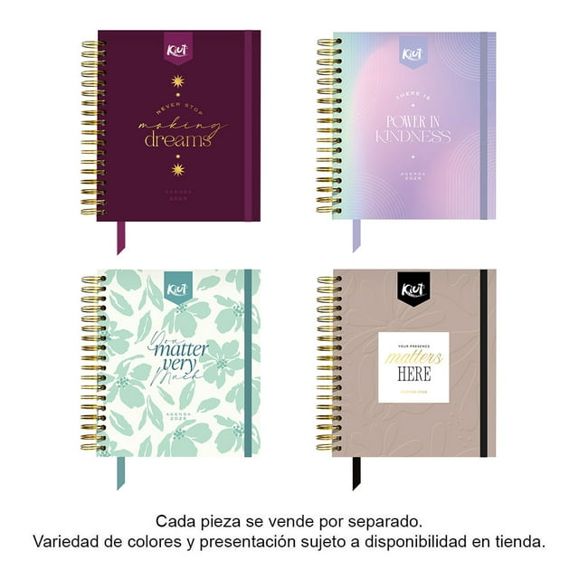 Agenda Premium Kiut 119 hojas Varios Modelos 1 pieza
