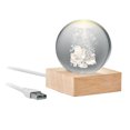 thumbnail image 1 of MidOcean Santa Christmas Desk Lamp, 1 of 4