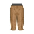 thumbnail image 6 of Women's Cargo Capris Hiking Pants Lightweight Quick Dry Outdoor Athletic Travel Capris Casual Summer Cropped, 6 of 6