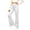 White, variant on High Waist Flared Pants For Girls Spring Fall Casual Fashion Versatile Trousers Wide Leg Solid Color Pant (14-15 Years, Khaki)