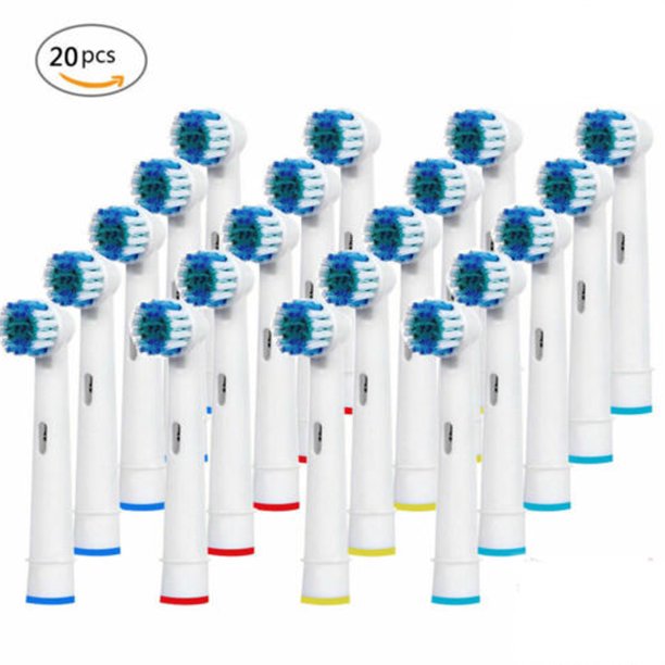 4Pcs/20Pcs Replacement Electric Toothbrush Heads, Multicolor Cleaning