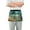 Bluebirds and Forests, variant on Server Apron with 3 Pockets Waterproof Waitress Waist Short Apron for Man Woman Bluebirds and Forests 12 Inches