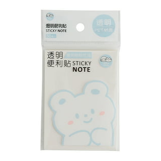 notes notes & sticky waterproof transparent clear 50pcs sticky home sticky  for students notes office & stationery cat holder large paper pad big notes