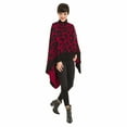 thumbnail image 4 of Women's Shawl Wrap Poncho for Cape Ruana for Travel Plane Blanket, Reversible Open Front Design (PC09-13), 4 of 5