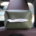 thumbnail image 4 of Soporte Para Pañuelos De Coche, Soporte Para Cubierta Facial Para Coche, Dispensador De Caja De Pañuelos De Cuero Pu Para Coche, Accesorios Para Interior De Coche Sweethay VI012092-03, 4 of 6